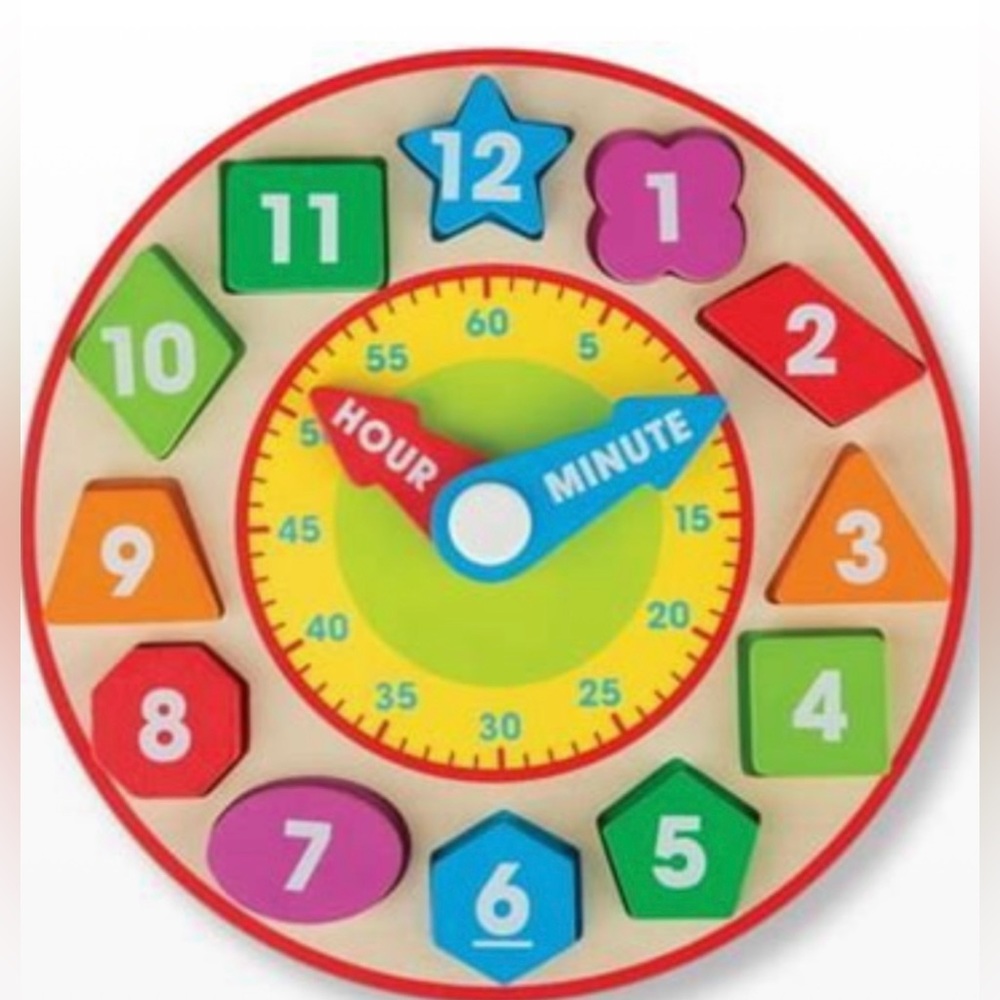 Melissa & Doug Shape Sorting Clock